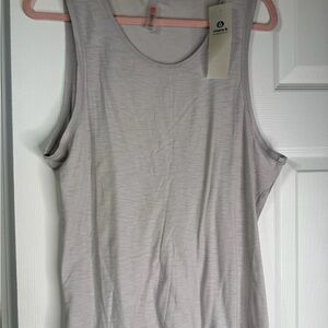 Mono B Gray Women's Activewear comfy soft Tank Top Sz M